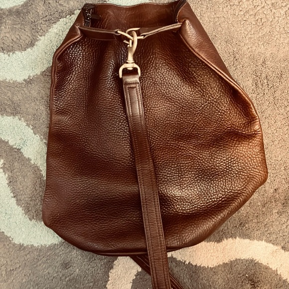 Vintage Brown Leather Hobo Bag - Picture 8 of 11